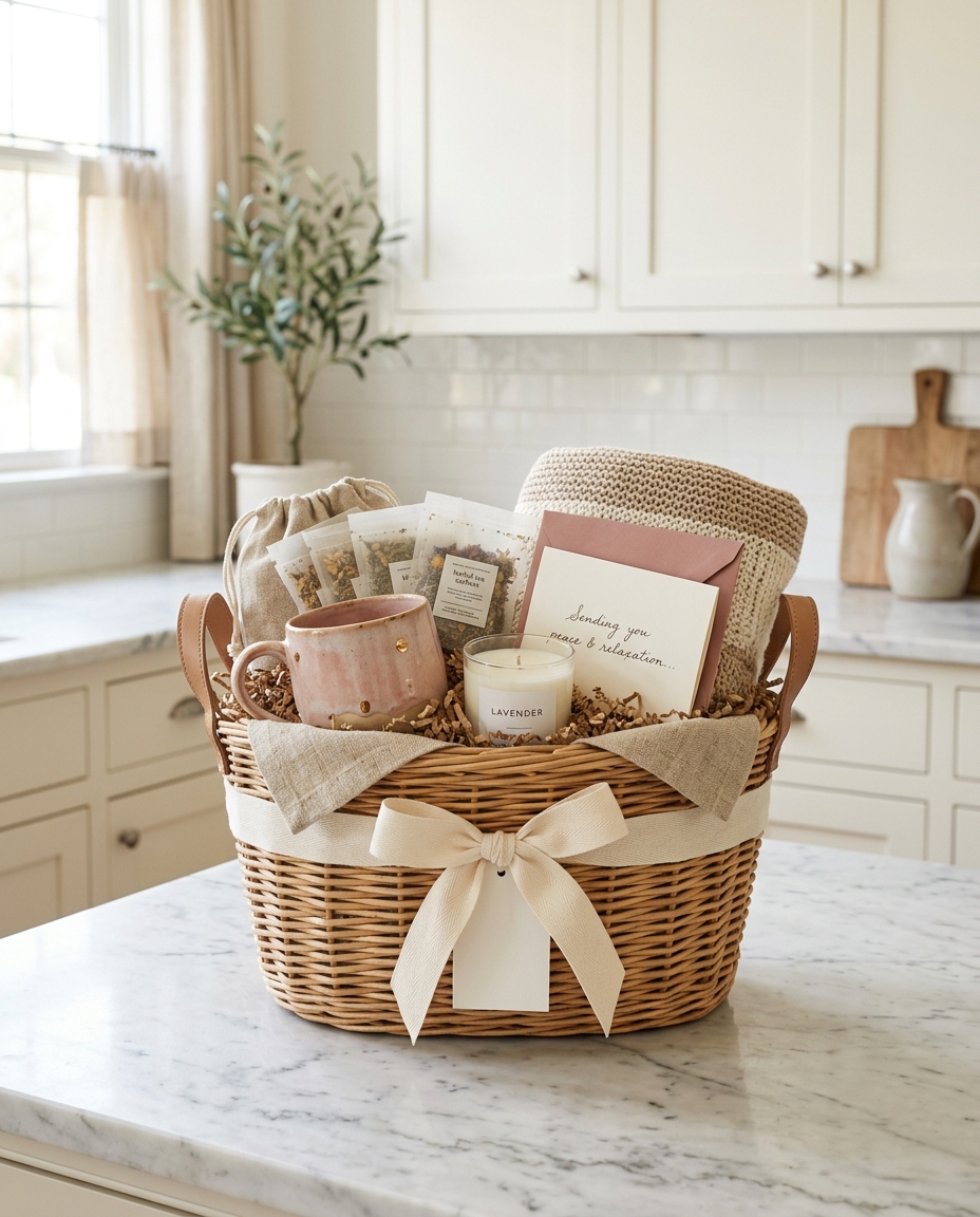 Gift baskets handmade by A Little Happy & a Bow Gift Co.