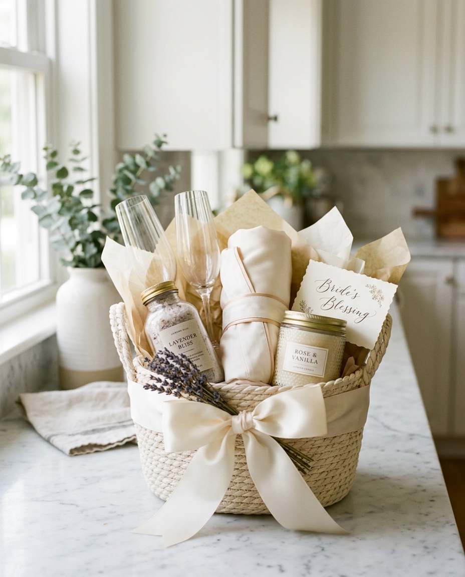 Bride's Blessing Basket — gift basket by A Little Happy & a Bow Gift Co.